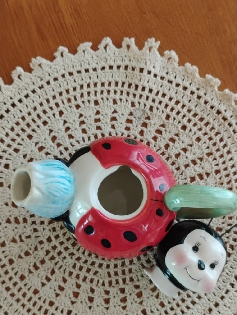 Burton And Burton Ladybug Ceramic Teapot 2005 - Picture 7 of 9